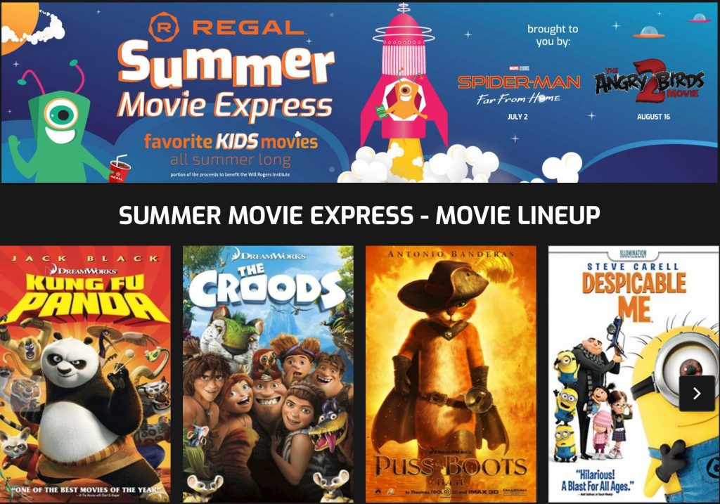 1.00 Movies all Summer Long at Regal Theatres Bloggy Moms