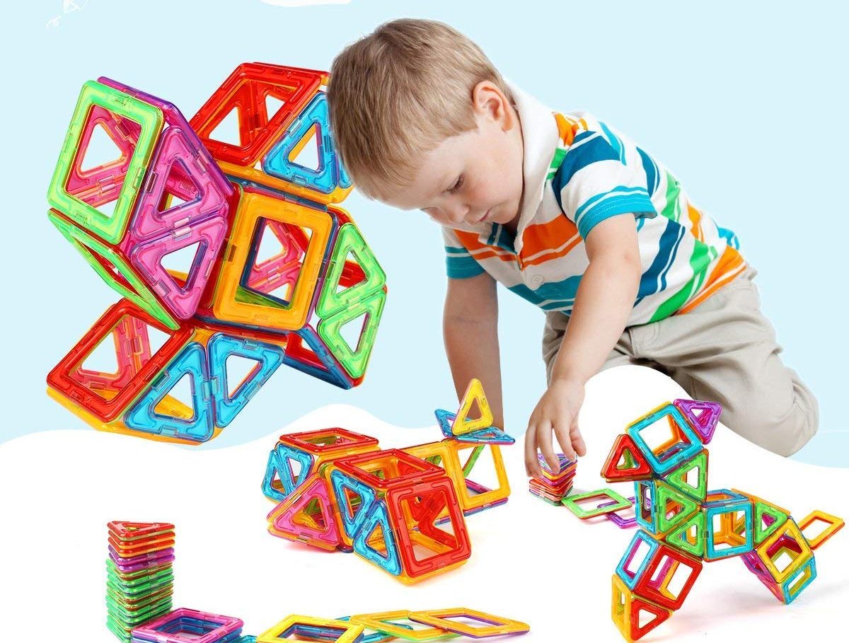 crazy shapes magnetic building set